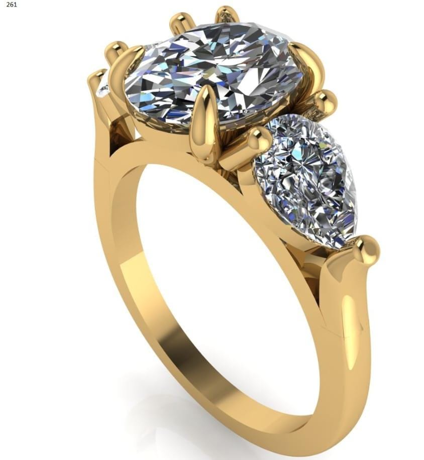 Metropol diamond jewellery set in gold by AurumVitaSG